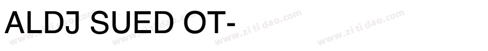 ALDI SUED OT字体转换